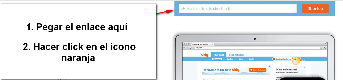 Bit.ly para acortar dirección