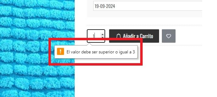 Funcionalidades B2B: Restricciones por cantidad